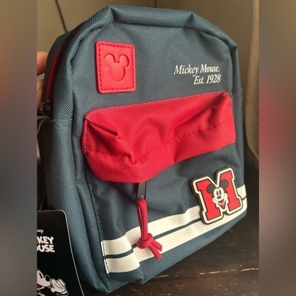 Disney Mickey Mouse Navy and Red Crossbody Bag